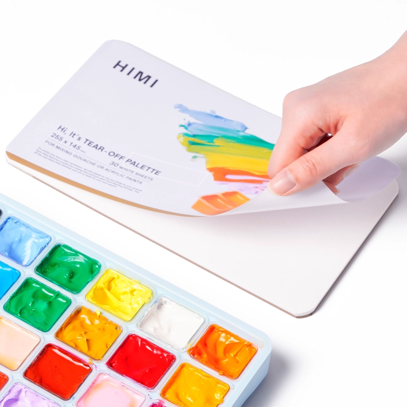 HIMI PALETA PAPEL DESECHABLE 25,5 X 14,5CM 30H DE ESCRITORIO - 4