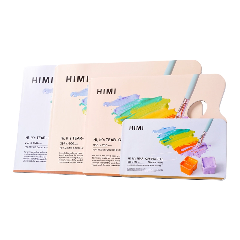 HIMI PALETA PAPEL DESECHABLE 25,5 X 14,5CM 30H DE ESCRITORIO - 8