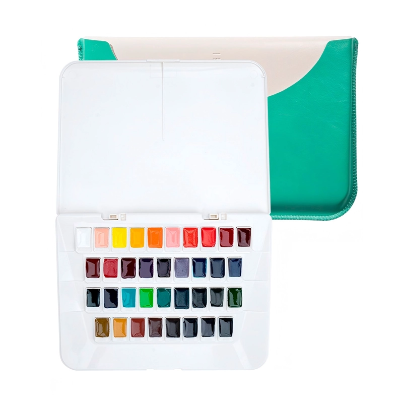 ORIGINAL PREMIER SET DE ACUARELA 36 COLORES 1/2 PASTILLA - 1