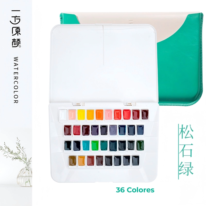 ORIGINAL PREMIER SET DE ACUARELA 36 COLORES 1/2 PASTILLA - 2