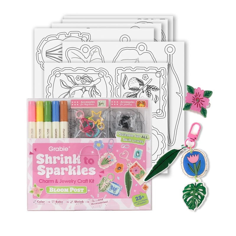 GRABIE KIT CREATIVO DE FIGURAS TERMOENCOGIBLES BLOOM POST - 1