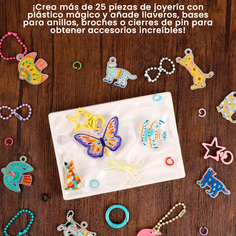 GRABIE KIT CREATIVO DE FIGURAS TERMOENCOGIBLES PAWS & WINGS - 3