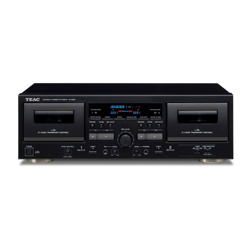 DECK CASSETTE DOBLE CON USB-B TEAC W-1200 - 1
