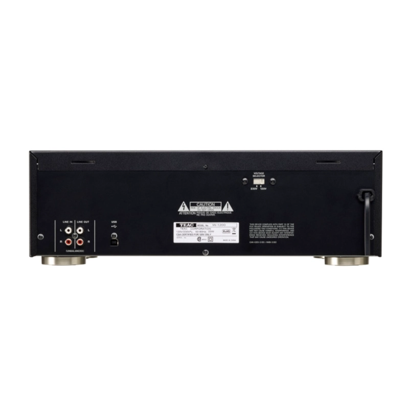 DECK CASSETTE DOBLE CON USB-B TEAC W-1200 - 2