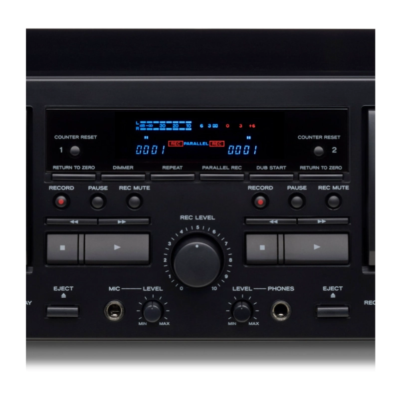 DECK CASSETTE DOBLE CON USB-B TEAC W-1200 - 3