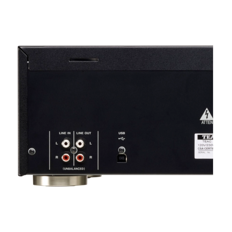 DECK CASSETTE DOBLE CON USB-B TEAC W-1200 - 5