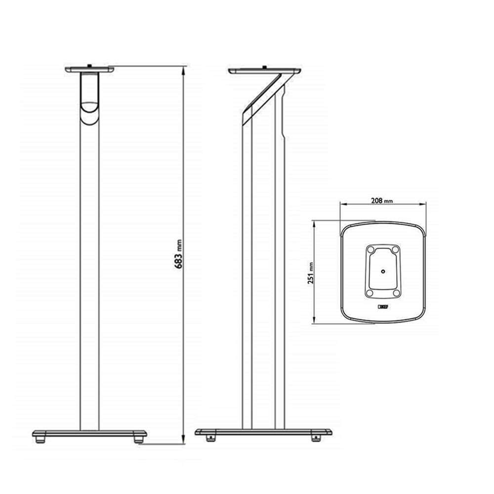 PEDESTALES PARA LSX II KEF S1 - 3