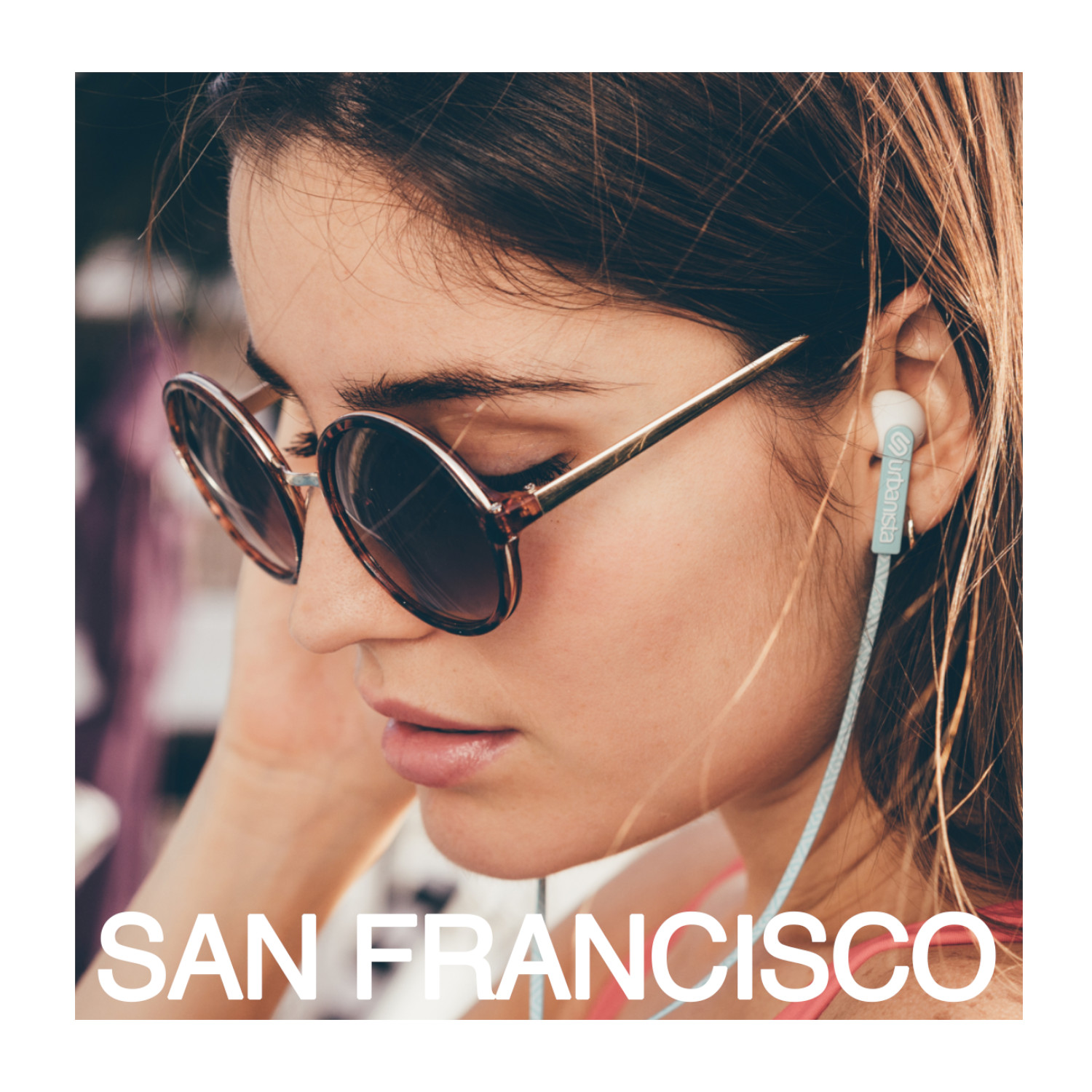 AUDÍFONOS URBANISTA IN EAR SAN FRANCISCO ROSADO CABLE - 3