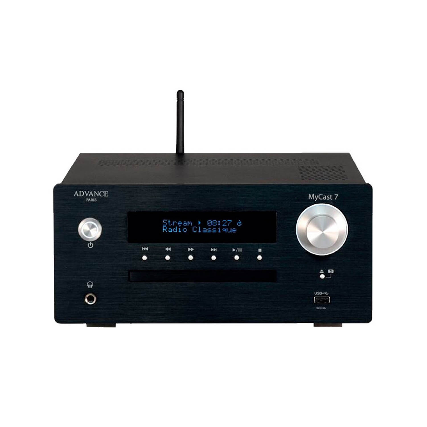 Ripley - RECEIVER STEREO CON STREAMER Y CD ADVANCE MYCAST 7