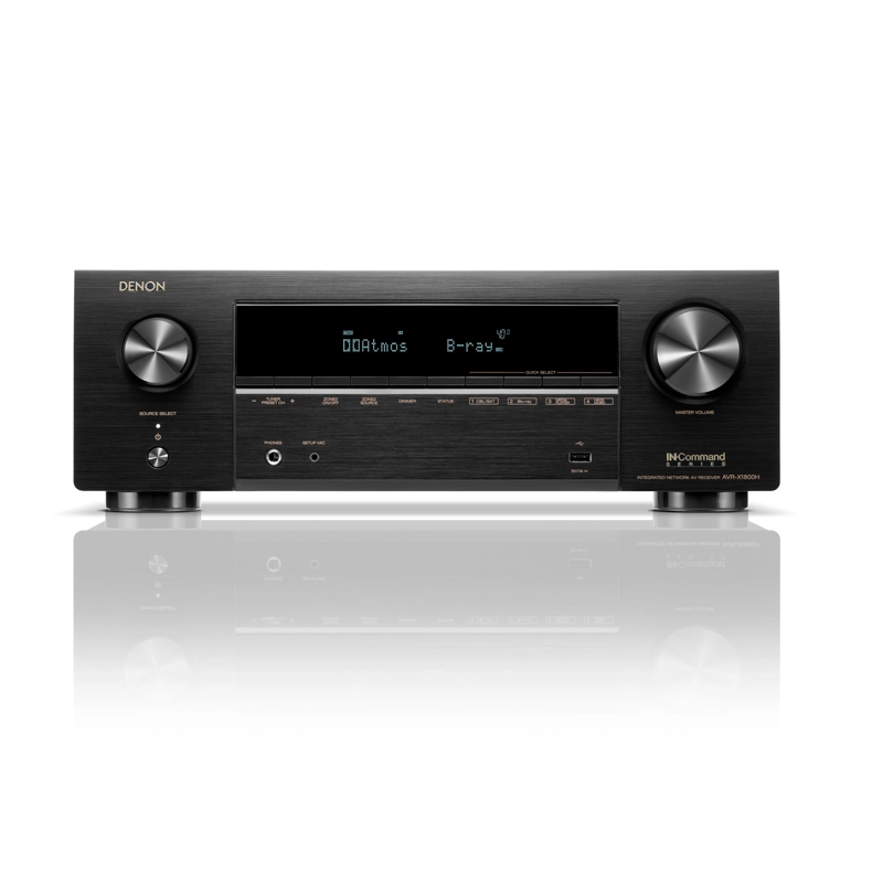 RECEIVER DENON AV 7.2 CH 8K AVR-X1800HBK - 2