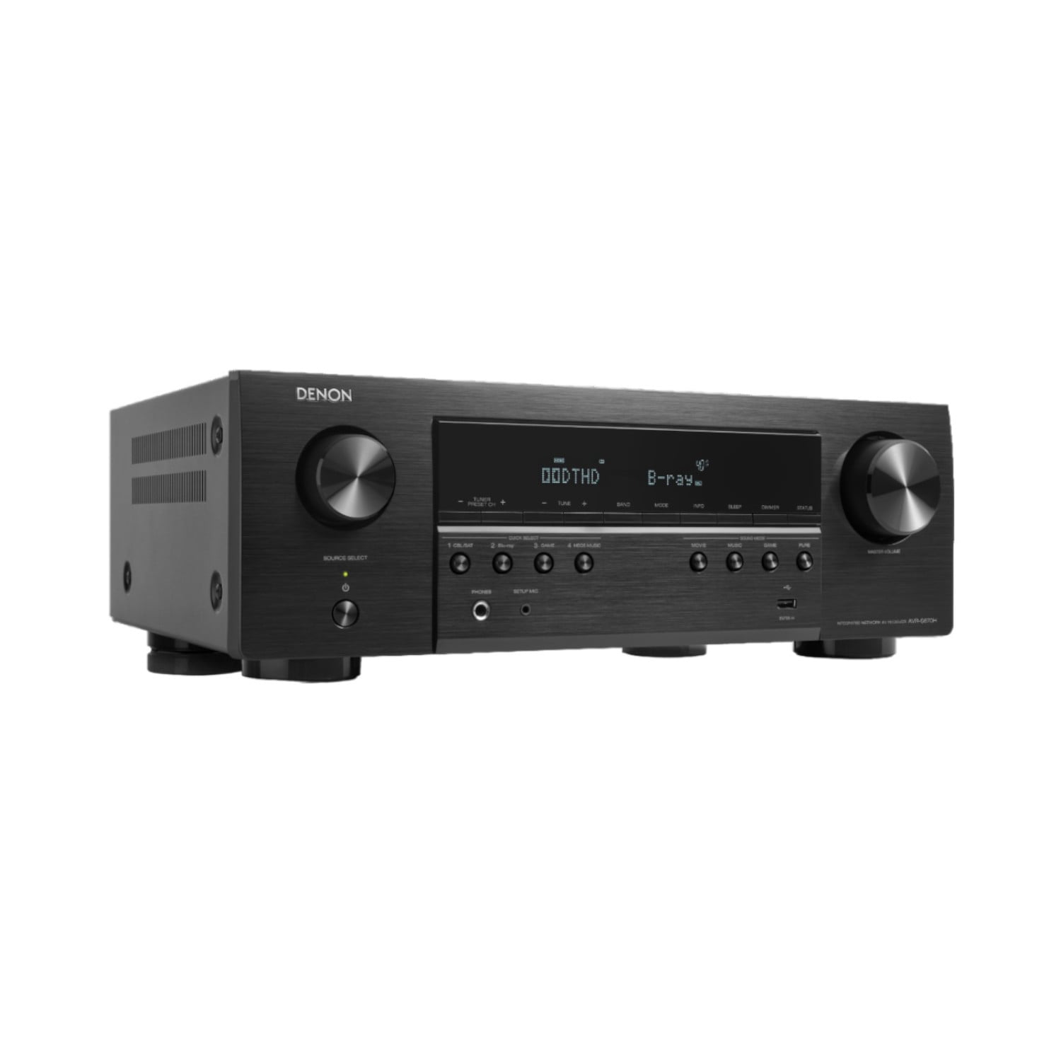 RECEIVER DENON A/V 5.2 8K WIFI AVRS670HBK - 2