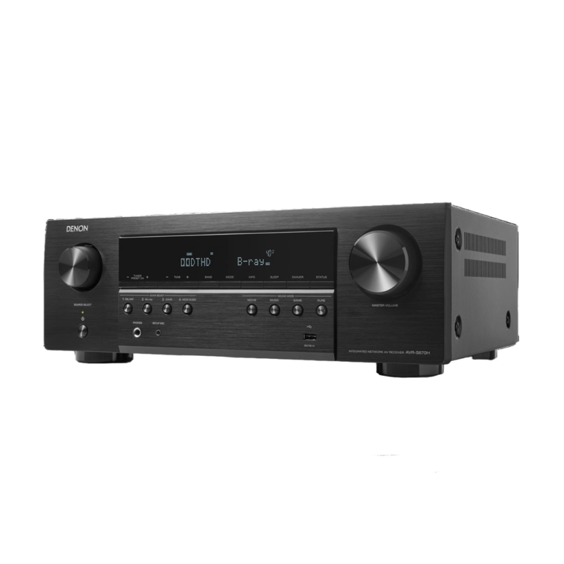 RECEIVER DENON A/V 5.2 8K WIFI AVRS670HBK - 4