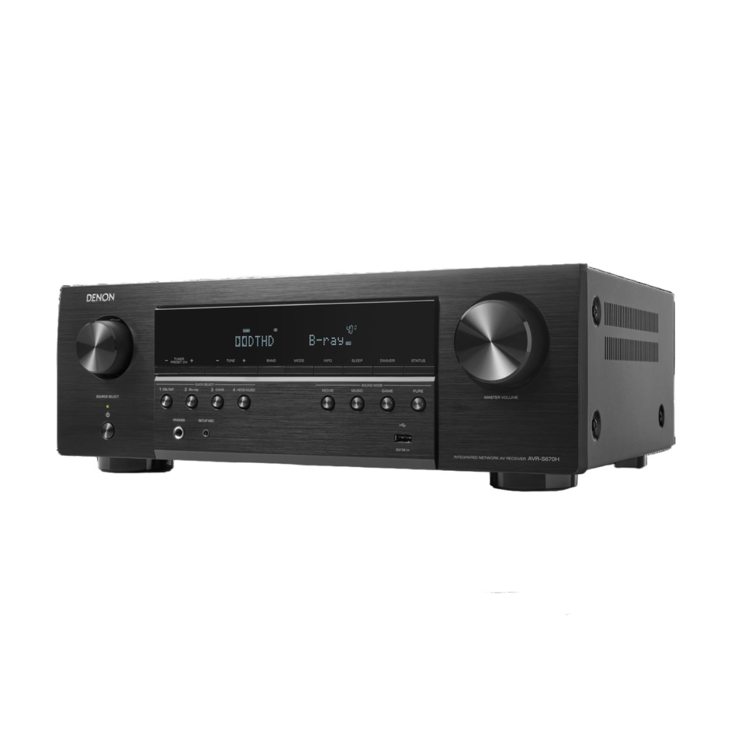RECEIVER DENON A/V 5.2 8K WIFI AVRS670HBK - 4