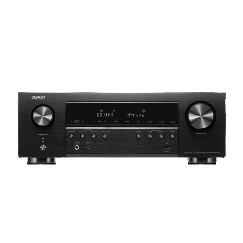 RECEIVER DENON A/V 5.2 8K WIFI AVRS670HBK - 6