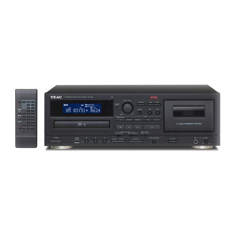 DECK DE CASSETTE Y REPRODUCTOR DE CD CON USB TEAC AD-850 - 3