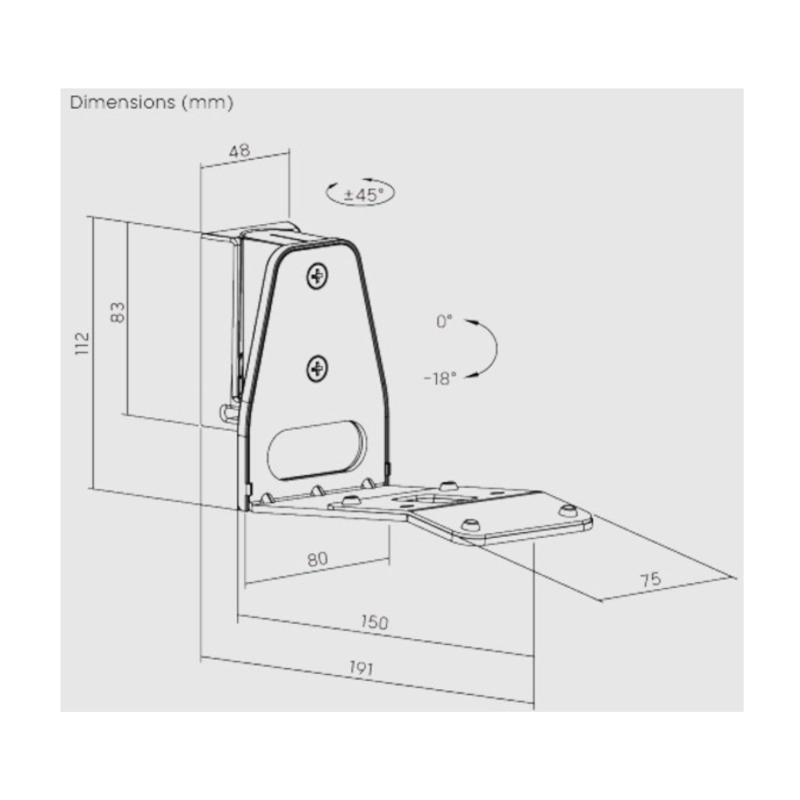 SOPORTE DE MURO NORSTONE PARA SONOS ERA300 - 4