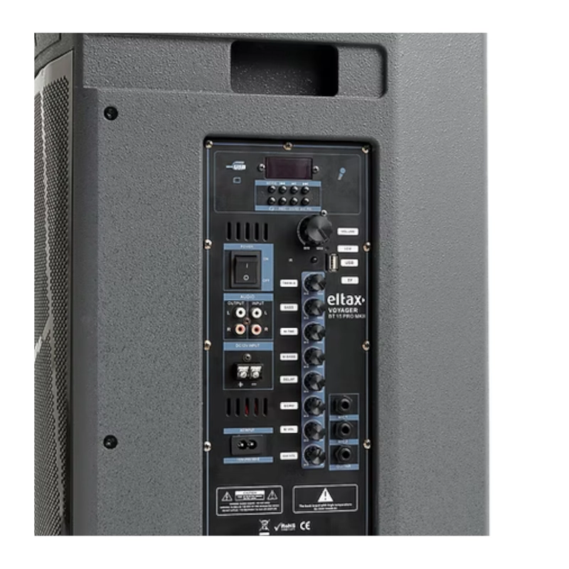 SISTEMA AUDIO PORTATIL PRO C/MIC ELTAX VOYAGER PRO II - 6
