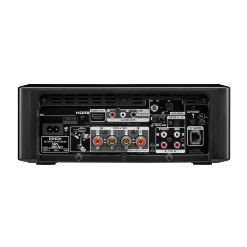 SISTEMA RECEIVER DENON RCDN12 - 4