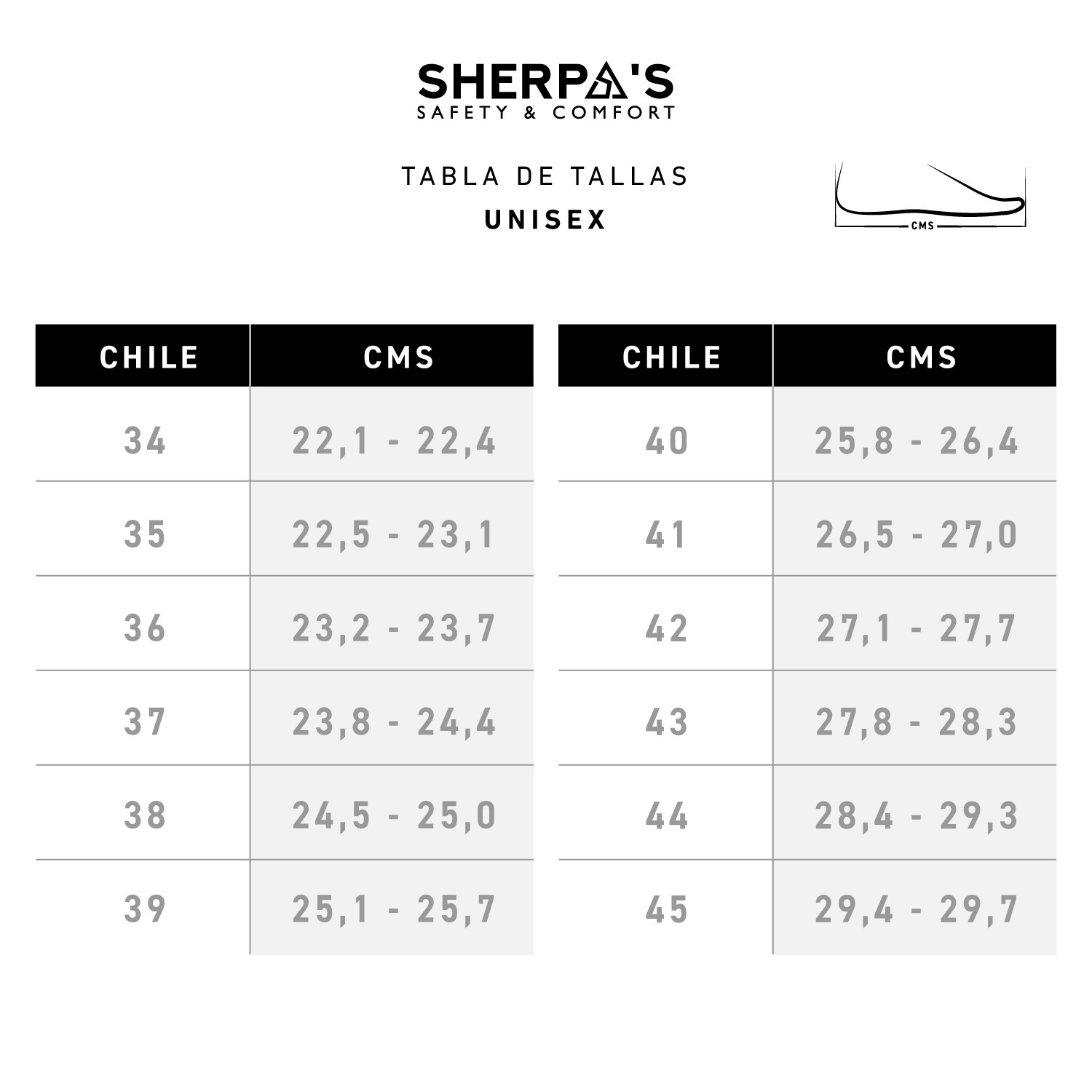 ZAPATO DE SEGURIDAD HOMBRE SHERPA'S - A922 - 7