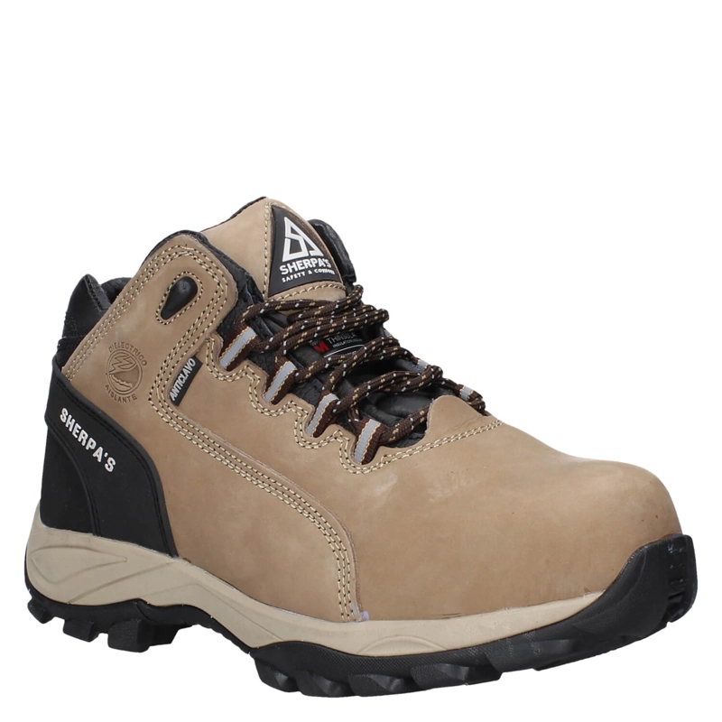 ZAPATO DE SEGURIDAD HOMBRE SHERPA'S - A916 | CAFE - 2