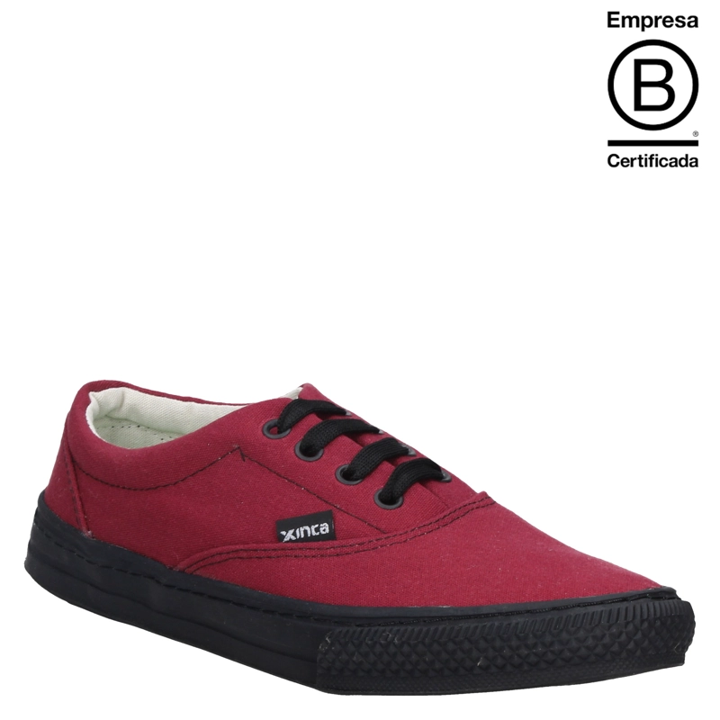 ZAPATILLAS UNISEX XINCA CASUALES BURDEO UXU BORDÓ B279 - 1