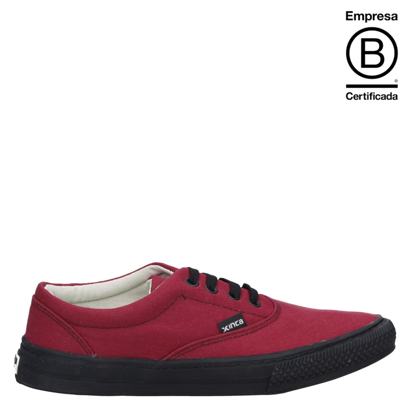 ZAPATILLAS UNISEX XINCA CASUALES BURDEO UXU BORDÓ B279 - 2