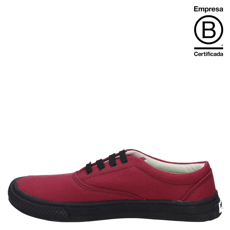 ZAPATILLAS UNISEX XINCA CASUALES BURDEO UXU BORDÓ B279 - 4