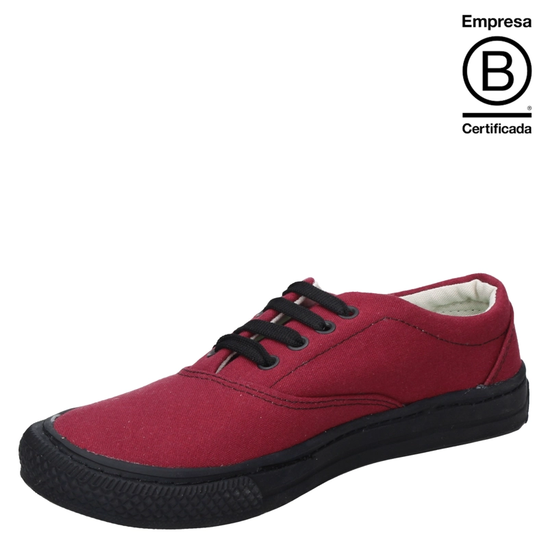 ZAPATILLAS UNISEX XINCA CASUALES BURDEO UXU BORDÓ B279 - 5