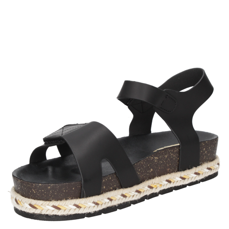 SANDALIAS MUJER DAKOTA CUERO NEGRO CASUAL - G656 - 5