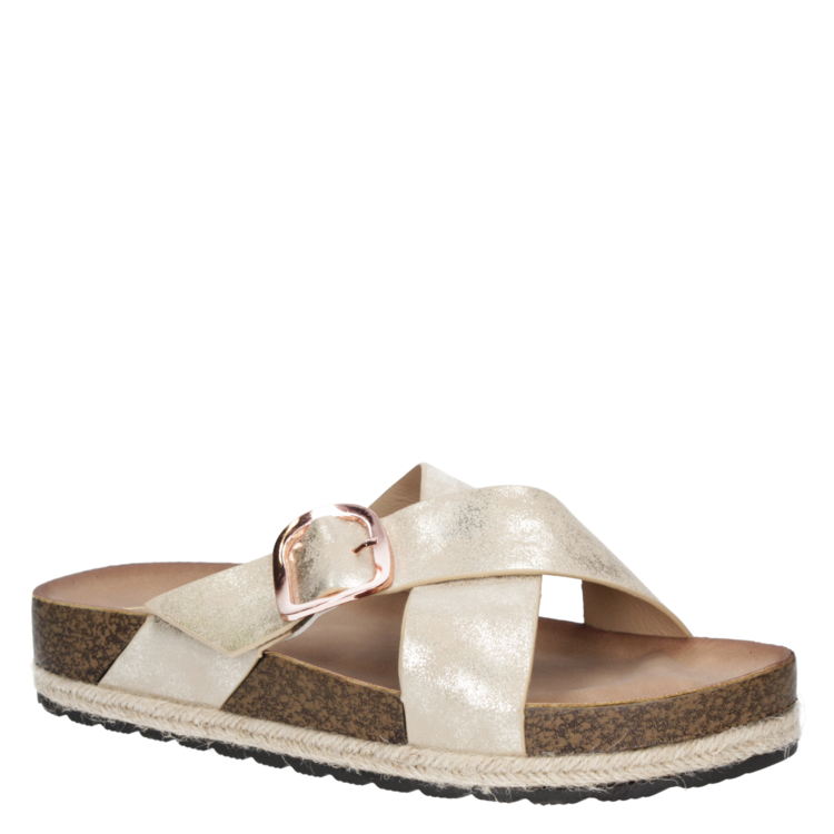 SANDALIA CASUAL MUJER DAKOTA- G654 | DORADO - 1