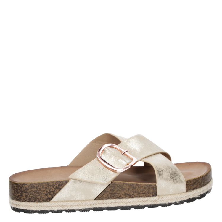 SANDALIA CASUAL MUJER DAKOTA- G654 | DORADO - 2