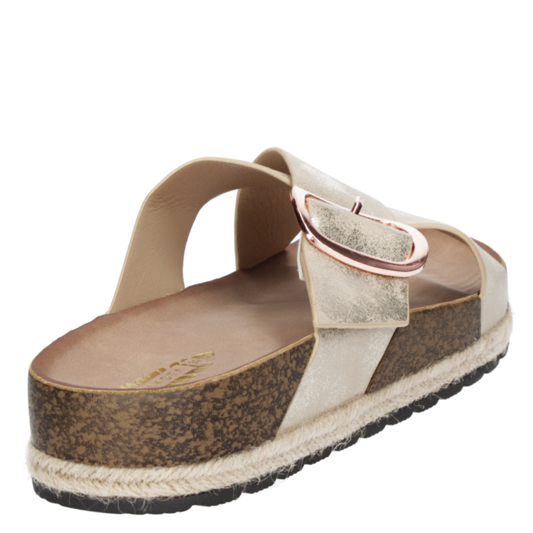 SANDALIA CASUAL MUJER DAKOTA- G654 | DORADO - 3