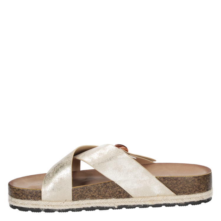 SANDALIA CASUAL MUJER DAKOTA- G654 | DORADO - 5