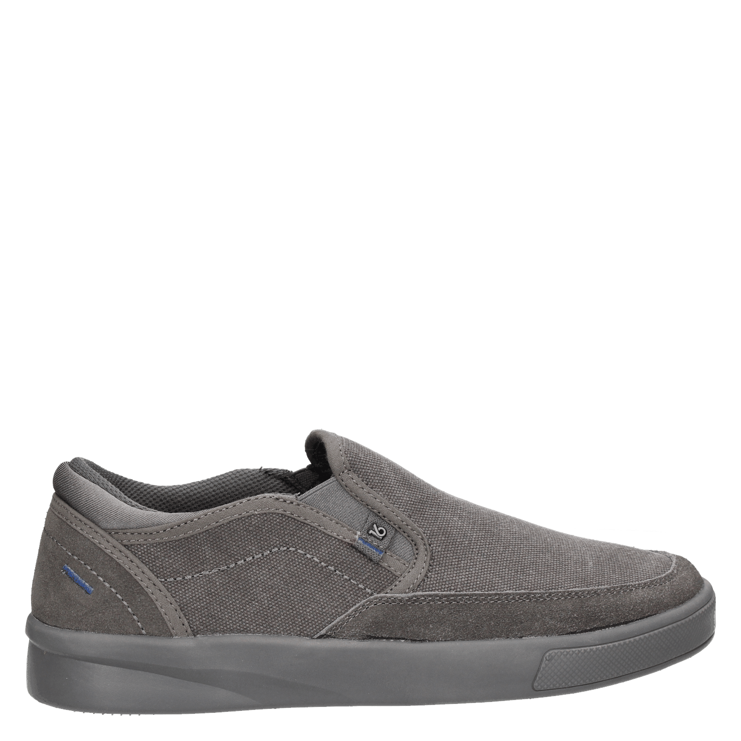 ZAPATILLAS HOMBRE 16 HRS CASUALES GRIS CUERO G108 - 2