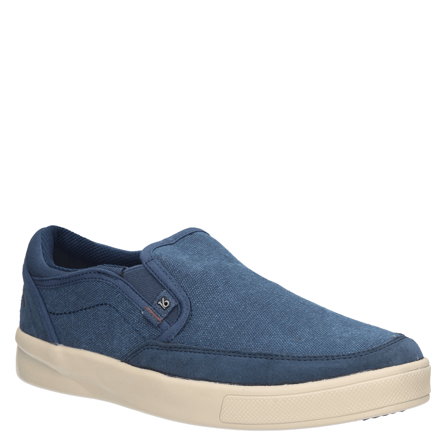 ZAPATILLAS HOMBRE 16 HRS CASUALES AZUL CUERO G108 - 1