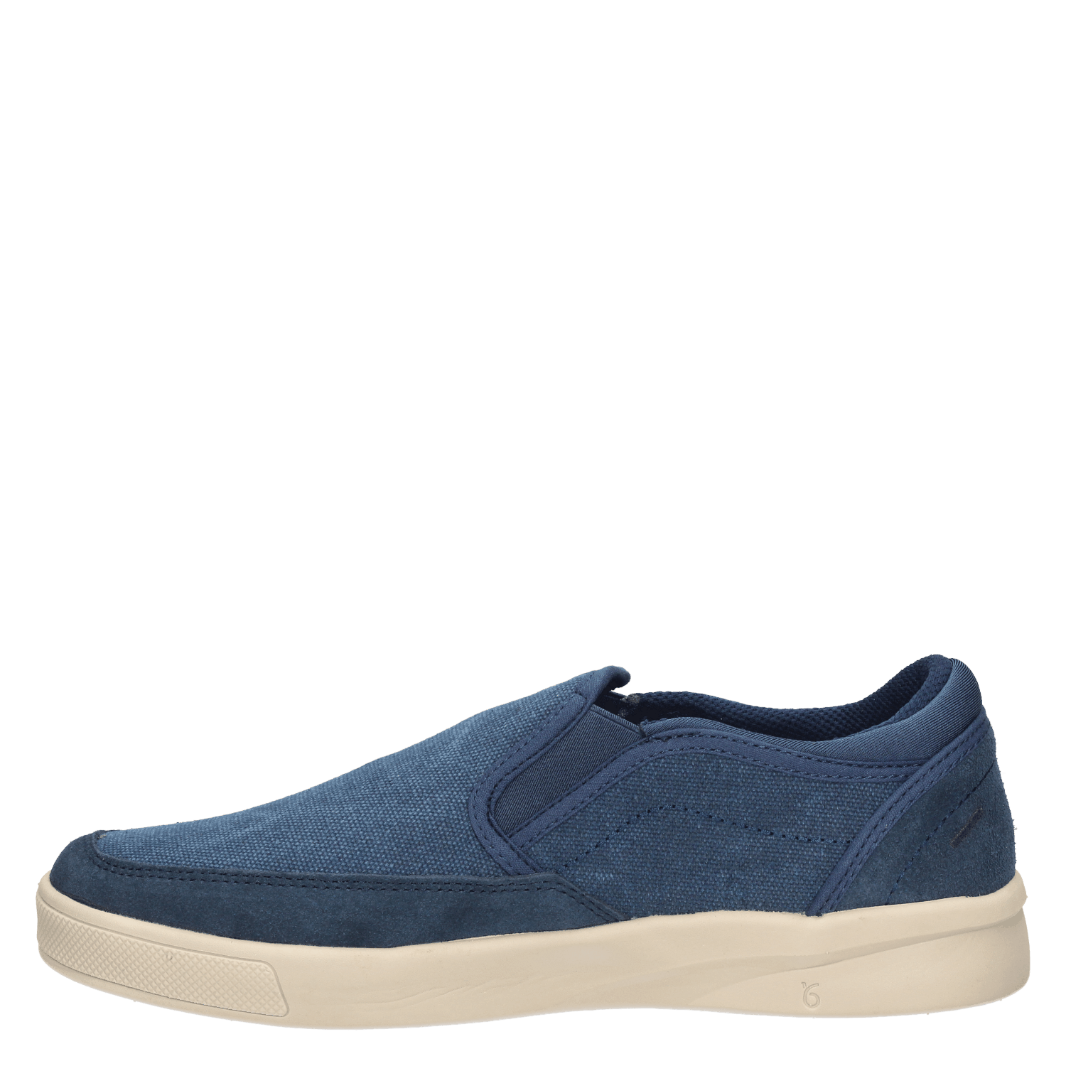 ZAPATILLAS HOMBRE 16 HRS CASUALES AZUL CUERO G108 - 4