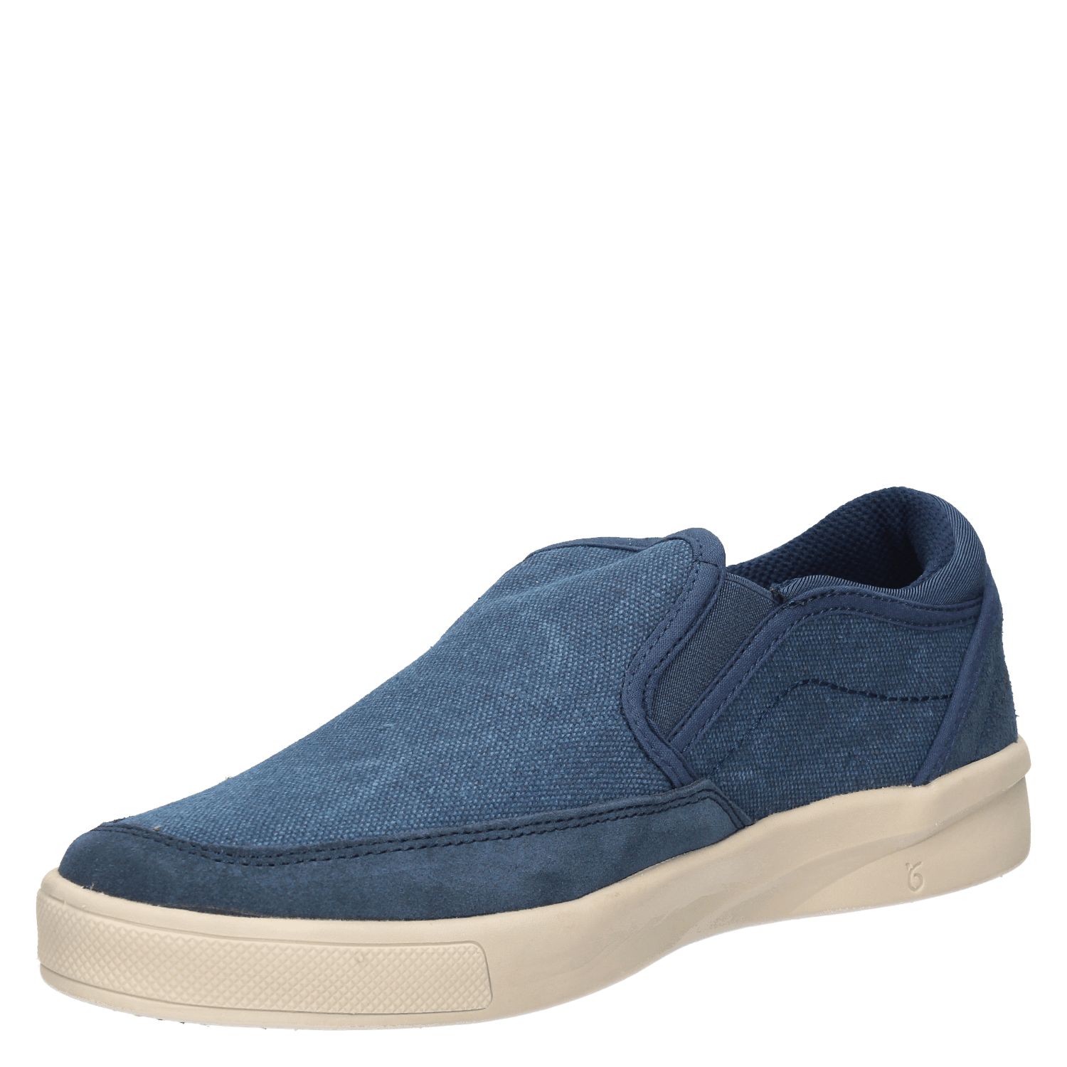 ZAPATILLAS HOMBRE 16 HRS CASUALES AZUL CUERO G108 - 5