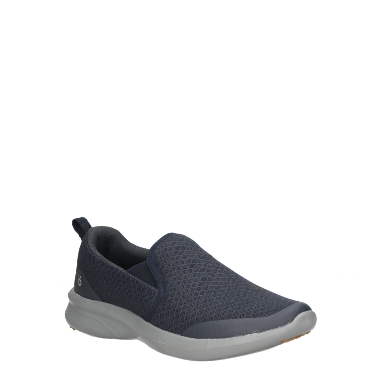 ZAPATILLAS HOMBRE 16 HRS CASUALES AZUL CUERO D155 - 1