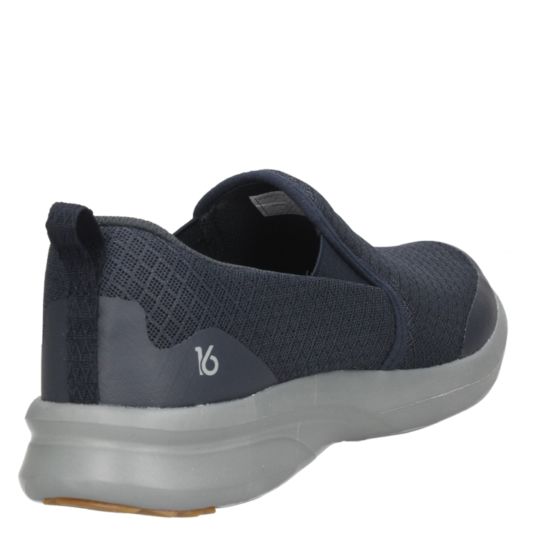 ZAPATILLAS HOMBRE 16 HRS CASUALES AZUL CUERO D155 - 3