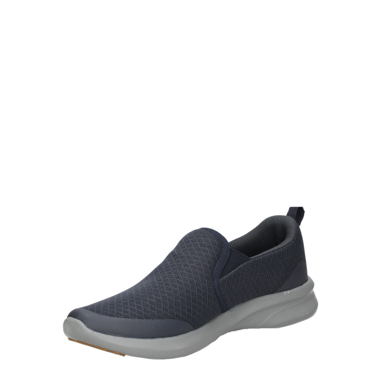 ZAPATILLAS HOMBRE 16 HRS CASUALES AZUL CUERO D155 - 5