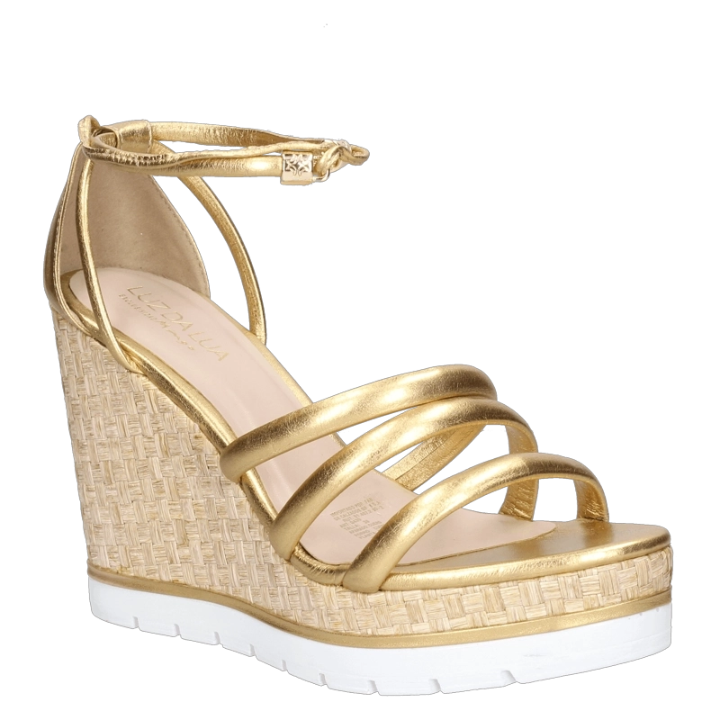 SANDALIA CASUAL MUJER LUZ DA LUA - G430 | DORADO - 1