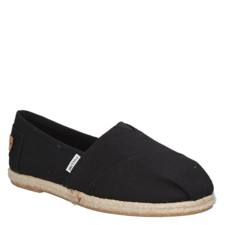ALPARGATAS MUJER POLLINI CUERO CASUAL Q510 GRIS CLARO - 1