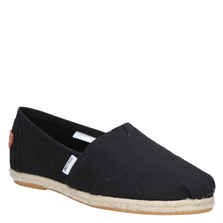 ALPARGATA CASUAL MUJER POLLINI - Q510 | EN COLOR NEGRO - 1
