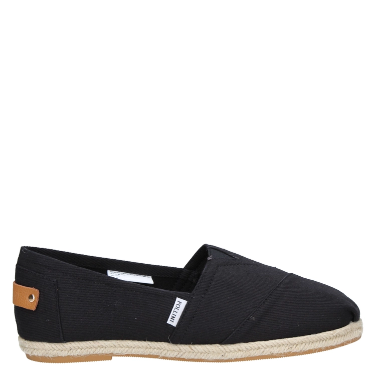 ALPARGATA CASUAL MUJER POLLINI - Q510 | EN COLOR NEGRO - 2