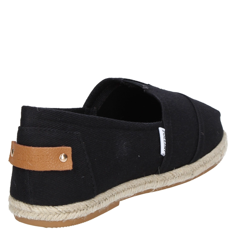 ALPARGATA CASUAL MUJER POLLINI - Q510 | EN COLOR NEGRO - 3