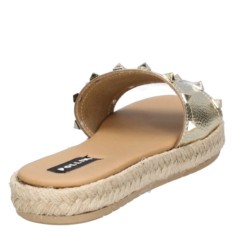 SANDALIA CASUAL MUJER POLLINI - G209 | DORADO - 3