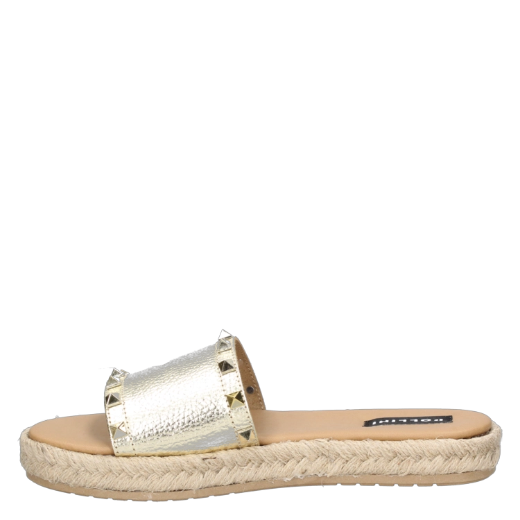 SANDALIA CASUAL MUJER POLLINI - G209 | DORADO - 4