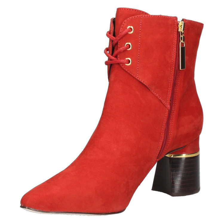 BOTIN CASUAL MUJER MINGO- H495 | ROJO - 5