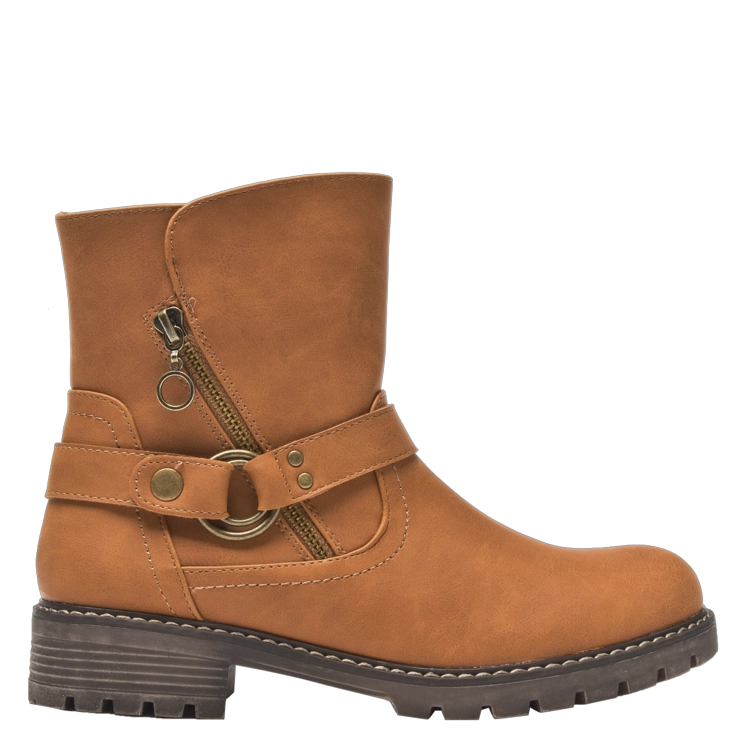 BOTIN MUJER MARRON CASUAL DAKOTA H724 CLARO - 2