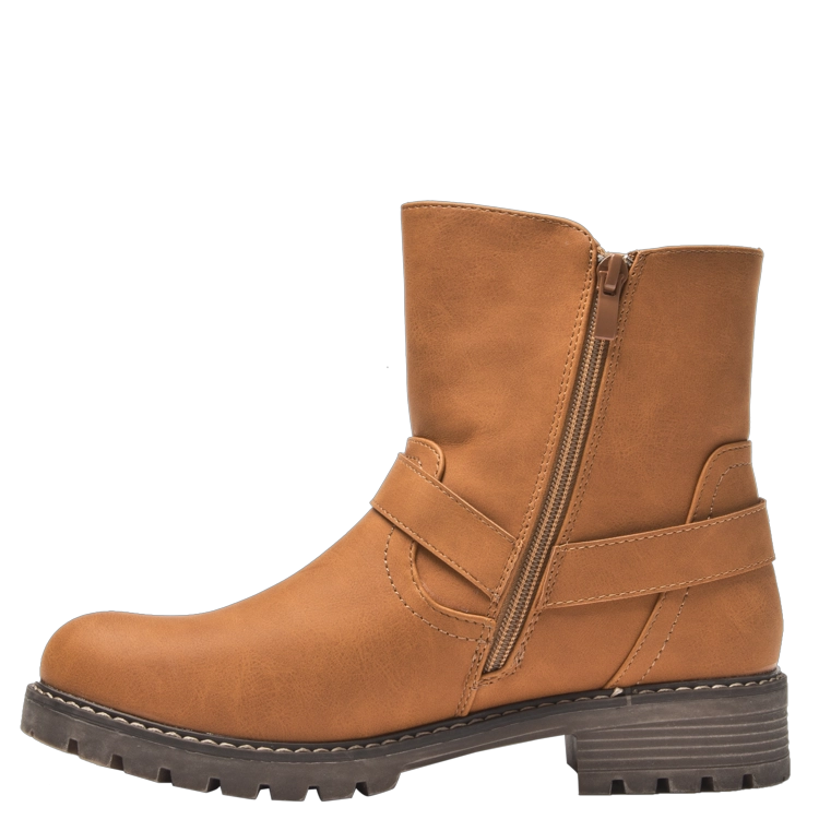 BOTIN MUJER MARRON CASUAL DAKOTA H724 CLARO - 4